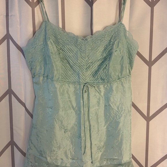 Express Design Studio Lace Camisole in Light Blue - Picture 1 of 3